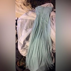 Prom dress size 5 strapless